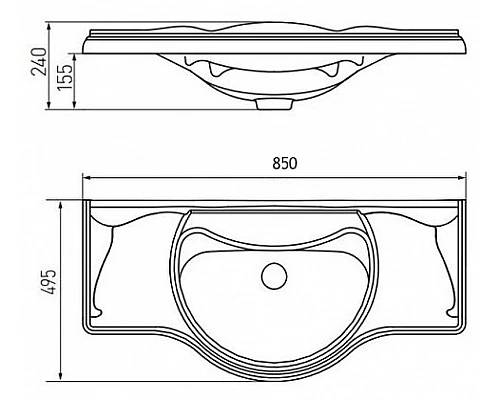 Приобрести Раковина Roca America 85 327206000 Белая в магазине сантехники Santeh-Crystal.ru