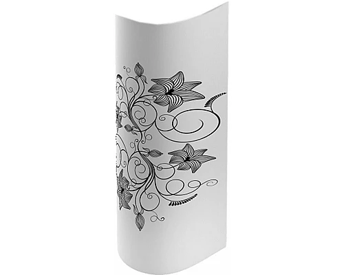 Заказать Раковина Sanita Luxe Art Luxe 50 SL400001 ARTSLWB01+ARTSLPD10 Белая в магазине сантехники Santeh-Crystal.ru