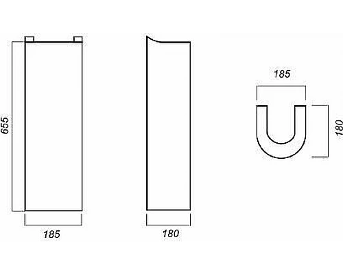 Заказать Раковина Sanita Luxe Art Luxe 50 SL400001 ARTSLWB01+ARTSLPD10 Белая в магазине сантехники Santeh-Crystal.ru