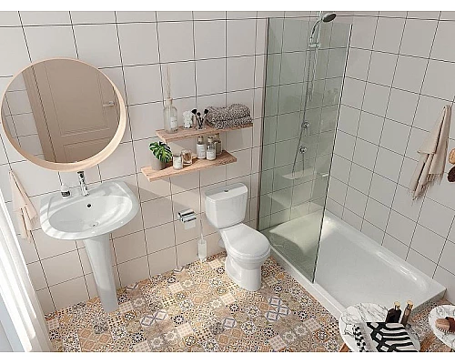 Приобрести Раковина Santek Бриз 60 Белая в магазине сантехники Santeh-Crystal.ru