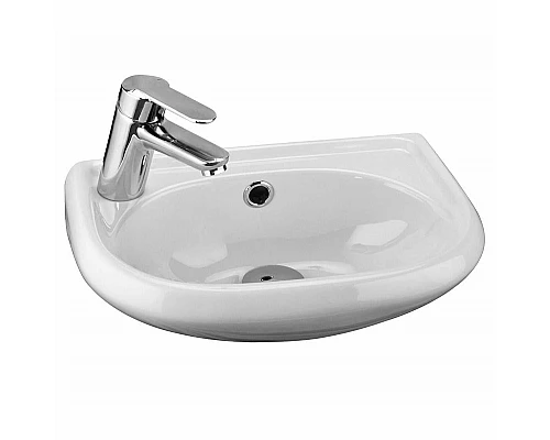 Приобрести Раковина Santek Бриз 40 L 1WH110442 Белая в магазине сантехники Santeh-Crystal.ru