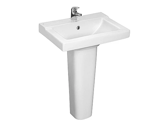 Заказать Раковина Santeri Орион 55 1.3110.8.S00.11B.0 Белая в магазине сантехники Santeh-Crystal.ru