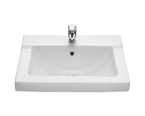 Заказать Раковина Santeri Орион 55 1.3110.8.S00.11B.0 Белая в магазине сантехники Santeh-Crystal.ru