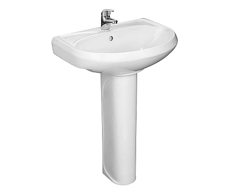 Заказать Раковина Santeri Вест 60 1.3111.8.S00.11B.0 Белая в магазине сантехники Santeh-Crystal.ru