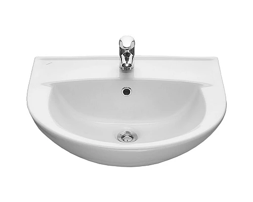 Приобрести Раковина Santeri Виктория 55 1.3111.6.S00.11B.0 Белая в магазине сантехники Santeh-Crystal.ru