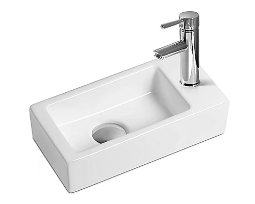 Заказать Раковина SantiLine 37 SL-2010L Белая в магазине сантехники Santeh-Crystal.ru