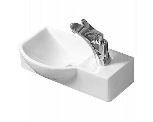 Приобрести Раковина SantiLine 40 SL-2011L Белая в магазине сантехники Santeh-Crystal.ru