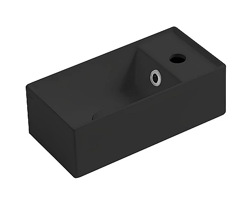 Купить Раковина Simas Agile 40 R AG20 nero mattx1 Черная матовая в магазине сантехники Santeh-Crystal.ru