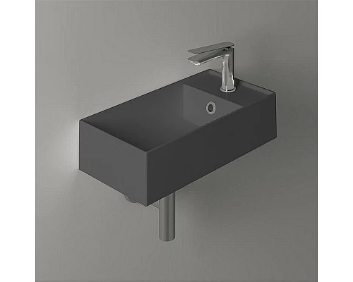 Купить Раковина Simas Agile 50 R AG50 antracite mattx1 Антрацит матовая в магазине сантехники Santeh-Crystal.ru