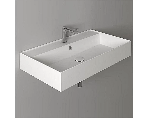 Приобрести Раковина Simas Agile 91 AG91 bix1 Белая в магазине сантехники Santeh-Crystal.ru