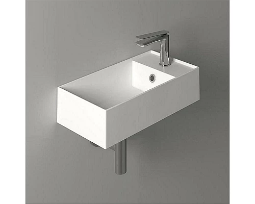 Купить Раковина Simas Agile 50 R AG50 bix1 Белая в магазине сантехники Santeh-Crystal.ru