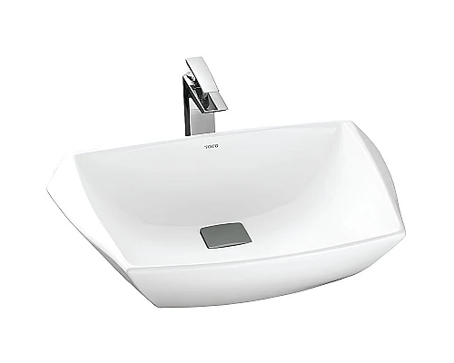 Приобрести Раковина-чаша Toto Jewelhex 60 LW681B#W Белая в магазине сантехники Santeh-Crystal.ru