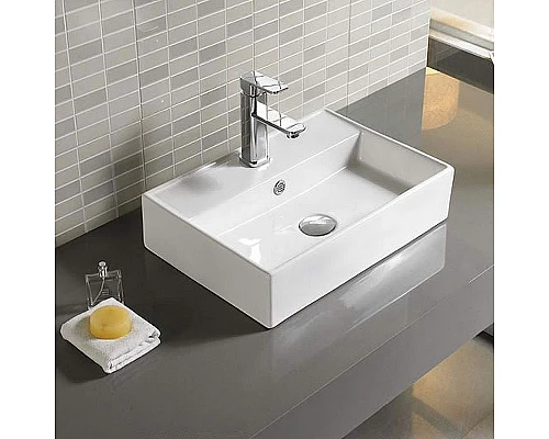 Приобрести Раковина Velvex 50 7657D Белая в магазине сантехники Santeh-Crystal.ru