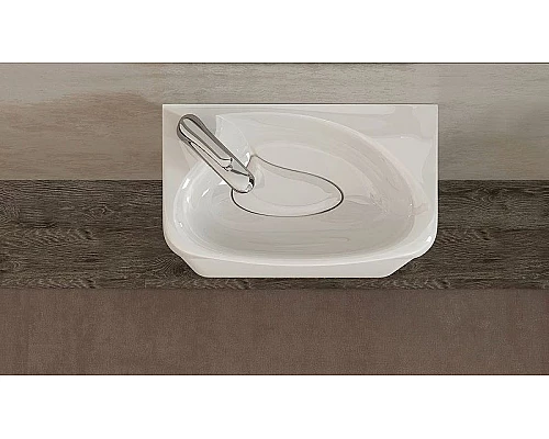 Заказать Раковина Velvex Bio 40 rkBIO.40-81 Белая в магазине сантехники Santeh-Crystal.ru