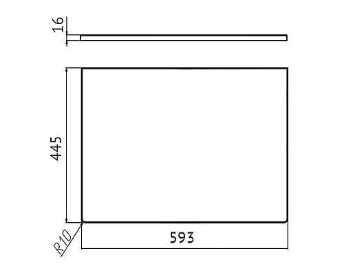 Приобрести Столешница под раковину Velvex Klaufs 60 StKLA.60.MH-216.617 Белая Шатане в магазине сантехники Santeh-Crystal.ru