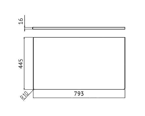 Приобрести Столешница под раковину Velvex Klaufs 80 StKLA.80.MH-217.617 Черная Шатане в магазине сантехники Santeh-Crystal.ru