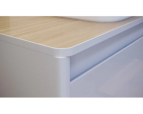 Приобрести Столешница под раковину Velvex Klaufs 90 StKLA.90.MH-216.617 Белая Шатане в магазине сантехники Santeh-Crystal.ru