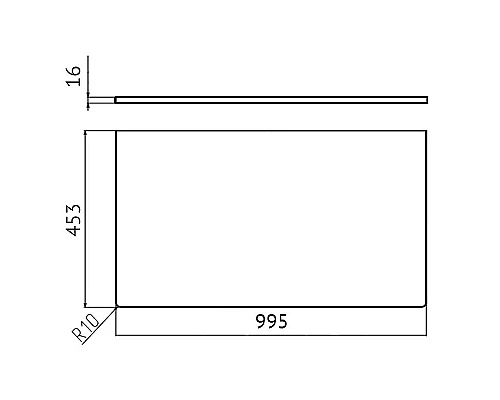 Заказать Столешница под раковину Velvex Klaufs 100 StKLA.100.MH-217.617 Черная Шатане в магазине сантехники Santeh-Crystal.ru