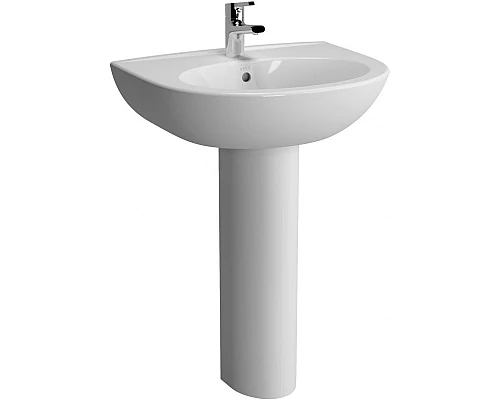 Купить Раковина Vitra Zentrum 60 5786B003-0001 Белая в магазине сантехники Santeh-Crystal.ru