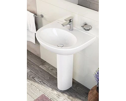 Купить Раковина Vitra Zentrum 60 5786B003-0001 Белая в магазине сантехники Santeh-Crystal.ru