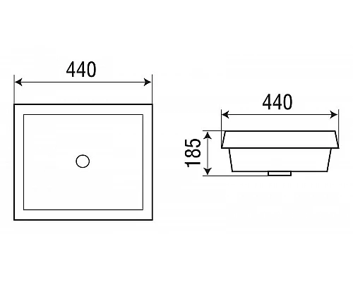 Заказать Раковина WeltWasser Deilbach 6042 44 10000004610 Белый глянец в магазине сантехники Santeh-Crystal.ru