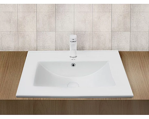 Купить Раковина WeltWasser Deilbach 7517 70 10000005584 Белый глянец в магазине сантехники Santeh-Crystal.ru