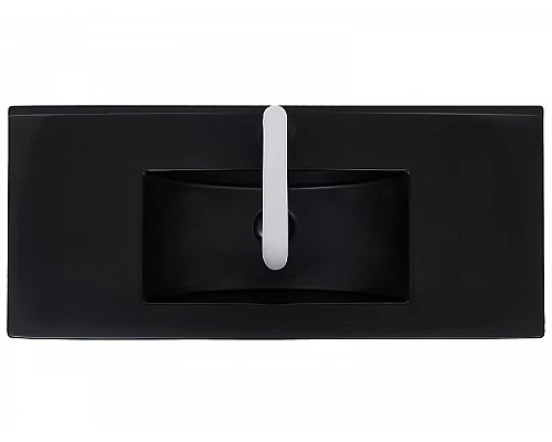 Купить Раковина WeltWasser Deilbach 7517 100 MT-BL 10000005575 Черная матовая в магазине сантехники Santeh-Crystal.ru