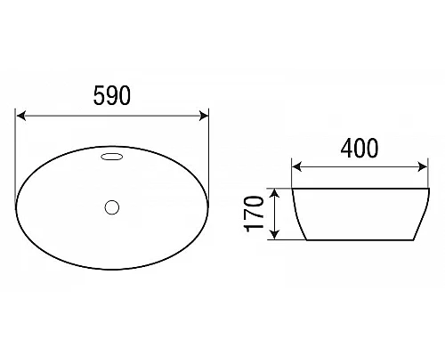Приобрести Раковина WeltWasser Deilbach 4028 59 10000004589 Белый глянец в магазине сантехники Santeh-Crystal.ru