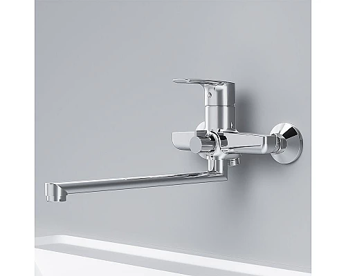 Приобрести Смеситель для ванны AM.PM Gem F90A90000 универсальный Хром в магазине сантехники Santeh-Crystal.ru