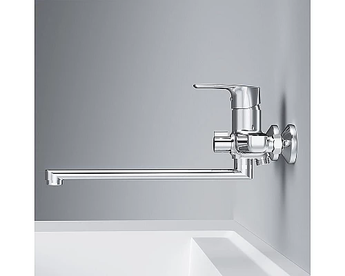 Приобрести Смеситель для ванны AM.PM Gem F90A90000 универсальный Хром в магазине сантехники Santeh-Crystal.ru