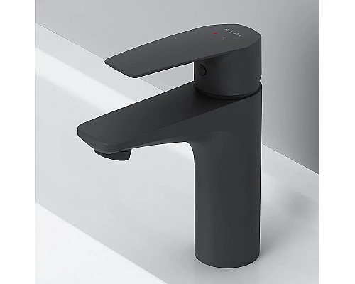 Купить Смеситель для раковины AM.PM Gem F90A02122 Черный в магазине сантехники Santeh-Crystal.ru