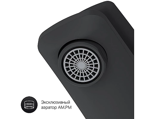 Купить Смеситель для раковины AM.PM Gem F90A02122 Черный в магазине сантехники Santeh-Crystal.ru