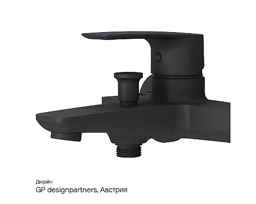 Купить Смеситель для ванны AM.PM Gem F90A10022 Черный в магазине сантехники Santeh-Crystal.ru