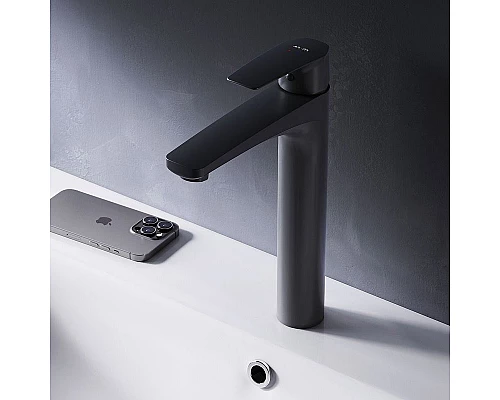 Приобрести Смеситель для раковины AM.PM Gem F90A92022 Черный матовый в магазине сантехники Santeh-Crystal.ru