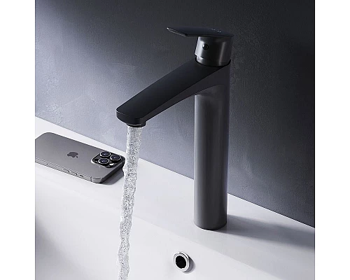 Приобрести Смеситель для раковины AM.PM Gem F90A92022 Черный матовый в магазине сантехники Santeh-Crystal.ru