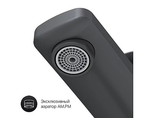 Приобрести Смеситель для раковины AM.PM Gem F90A92022 Черный матовый в магазине сантехники Santeh-Crystal.ru