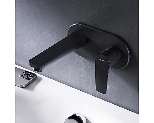 Приобрести Смеситель для раковины AM.PM Gem F90A72222 Черный матовый в магазине сантехники Santeh-Crystal.ru
