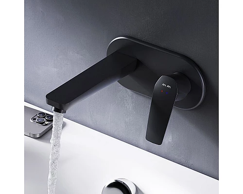 Приобрести Смеситель для раковины AM.PM Gem F90A72222 Черный матовый в магазине сантехники Santeh-Crystal.ru