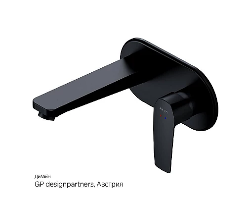 Приобрести Смеситель для раковины AM.PM Gem F90A72222 Черный матовый в магазине сантехники Santeh-Crystal.ru