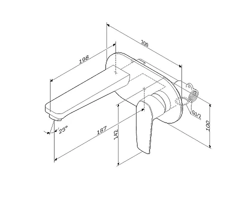 Приобрести Смеситель для раковины AM.PM Gem F90A72222 Черный матовый в магазине сантехники Santeh-Crystal.ru