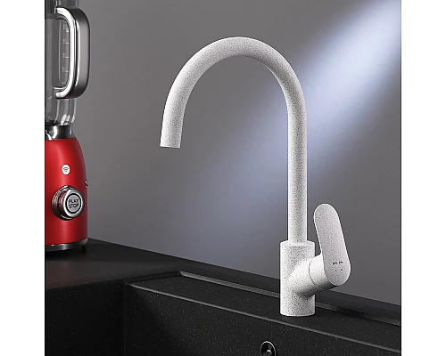 Заказать Смеситель для кухни AM.PM Like F8007133 Белый в магазине сантехники Santeh-Crystal.ru