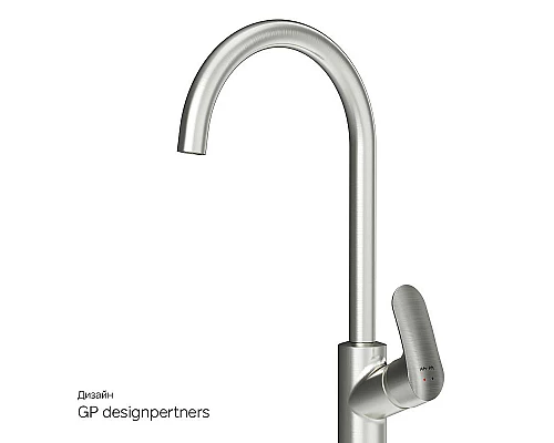 Купить Смеситель для кухни AM.PM Like F8007111 Сатин в магазине сантехники Santeh-Crystal.ru