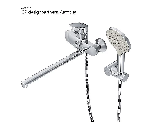 Купить Смеситель для ванны AM.PM Like F8095000 универсальный Хром в магазине сантехники Santeh-Crystal.ru