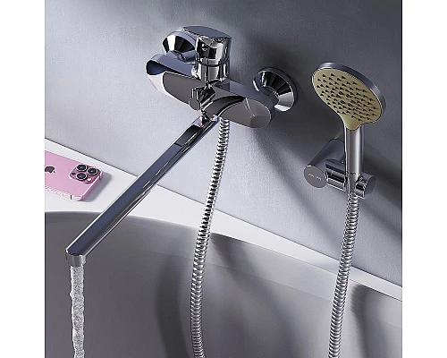 Купить Смеситель для ванны AM.PM Like F8095000 универсальный Хром в магазине сантехники Santeh-Crystal.ru