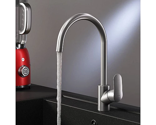 Приобрести Смеситель для кухни AM.PM Like F8007711 Сатин в магазине сантехники Santeh-Crystal.ru