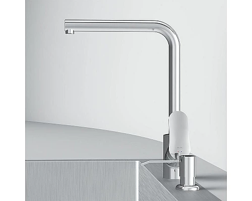 Приобрести Смеситель для кухни AM.PM Like F8005D00 с дозатором Хром в магазине сантехники Santeh-Crystal.ru