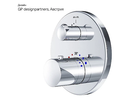 Заказать Смеситель для душа AM.PM Like F8085500 с термостатом Хром в магазине сантехники Santeh-Crystal.ru