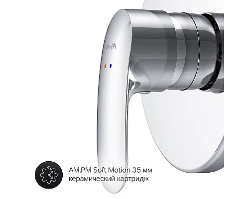 Заказать Смеситель для душа AM.PM Like F8075000 Хром в магазине сантехники Santeh-Crystal.ru