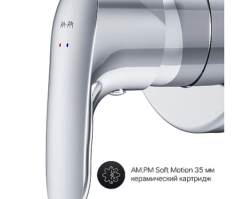 Приобрести Смеситель для душа AM.PM Like F8085000 Хром в магазине сантехники Santeh-Crystal.ru