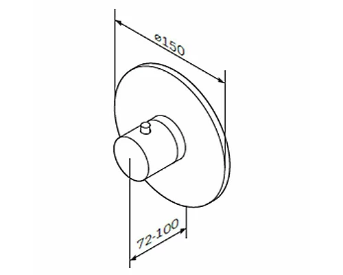 Приобрести Смеситель для душа AM.PM Like F8075500 с термостатом Хром в магазине сантехники Santeh-Crystal.ru